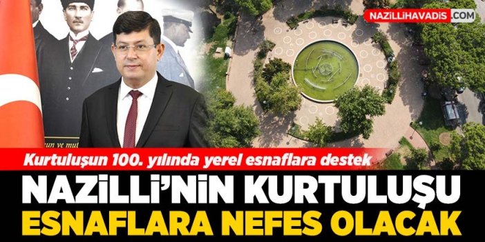 Nazilli'nin kurtuluşunun 100. yılında yerel esnafa destek