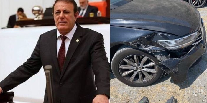 CHP'li Vekil, trafik kazası geçirdi