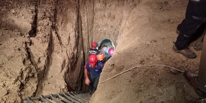 3 metrelik boş su kuyusuna düşen 2 yaşındaki çocuk kurtarıldı