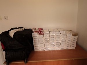 640 Paket Kaçak Sigara Ele Geçirildi