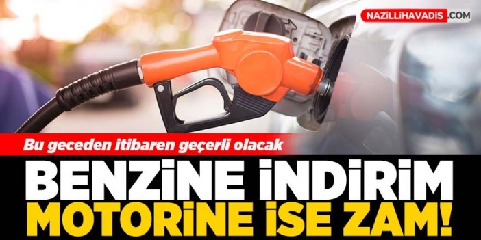 Benzine indirim, motorine ise zam geliyor!