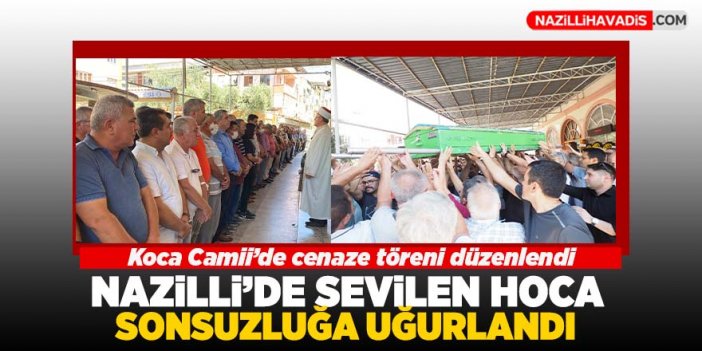 Nazilli sevilen öğretmene veda etti