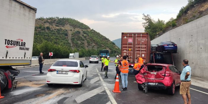 Zincirleme trafik kazasında 5 kişi yaralandı