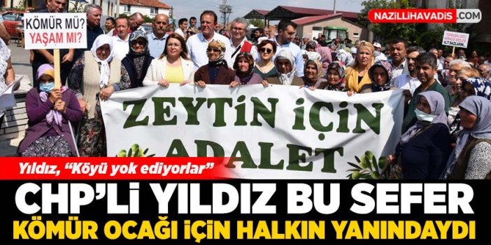 CHP’li Yıldız bu sefer Denizli’de doğa mücadelesi verdi