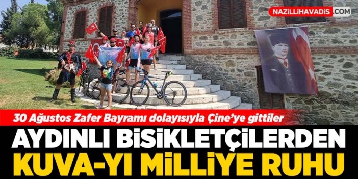 Aydınlı bisikletçilerden Kuva-yı Milliye ruhu