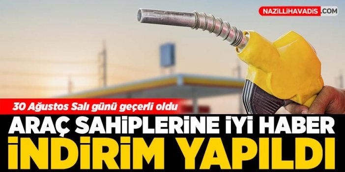 Araç sahipleri dikkat! Benzine indirim yapıldı