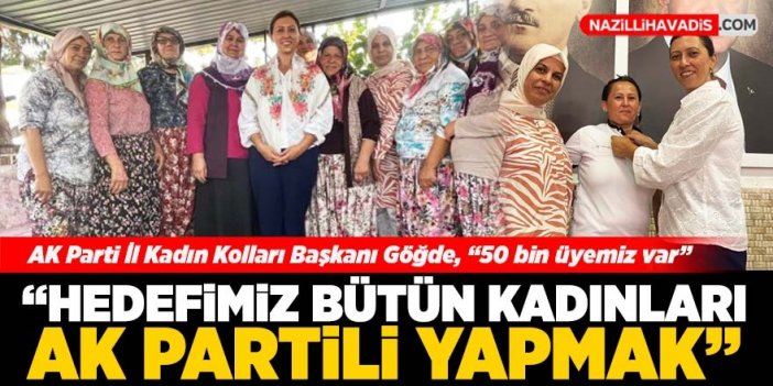 AK Parti İl Kadın Kolları Başkanı iddialı konuştu