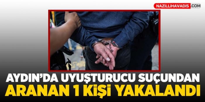 Aydın'da uyuşturucu suçundan 1 kişi yakalandı