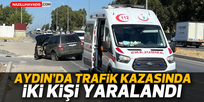 Aydın'da trafik kazasında 2 kişi yaralandı