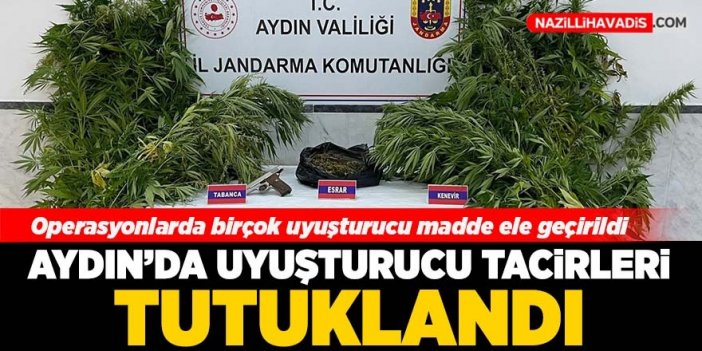 Aydın'daki uyuşturucu operasyonlarında 6 kişi tutuklandı