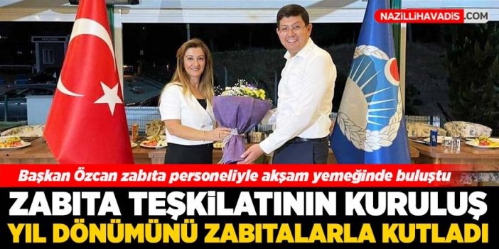 Zabıta Teşkilatı'nın kuruluş yıl dönümü zabıtalarla kutladı