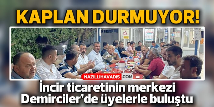 Başkan adayı Kaplan’dan Demirciler ziyareti