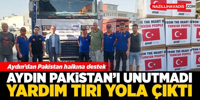 Aydın'dan Pakistan halkına destek