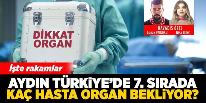 Aydın’da kaç hasta organ nakli bekliyor? İşte rakamlar