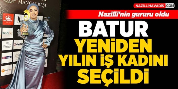 Batur, yeniden ‘yılın iş kadını’ seçildi