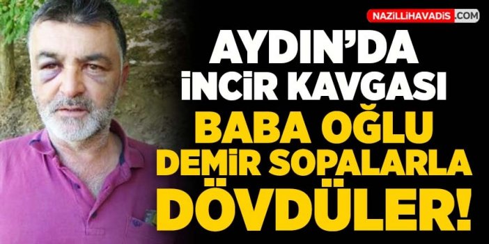 Aydın'da incir kavgası! Baba oğlu demir sopalarla dövdüler