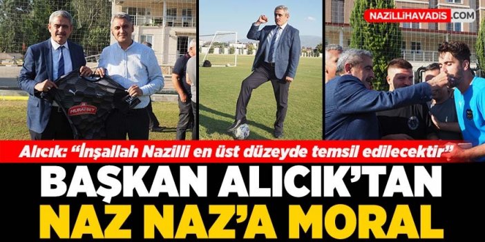 Başkan Alıcık’tan Naz Naz’a moral ziyareti