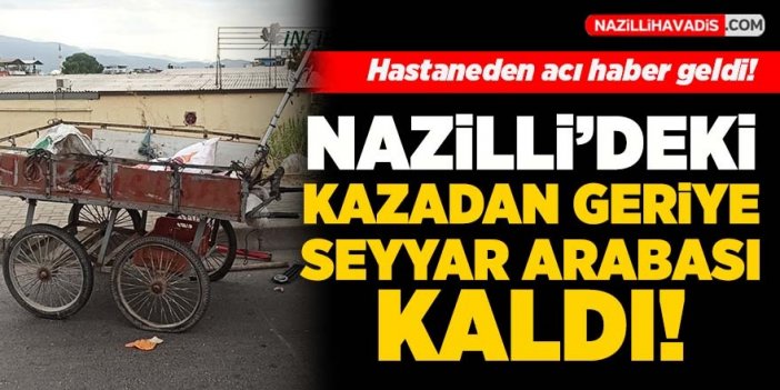 Nazilli’de otomobilin çarptığı seyyar hurdacı hayatını kaybetti