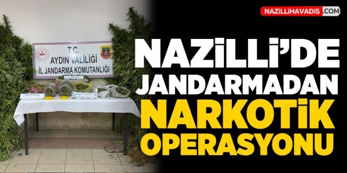 Nazilli’de jandarmadan uyuşturucu operasyonu