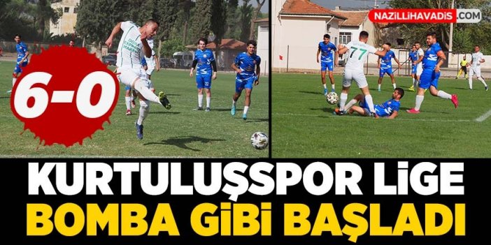 Kurtuluşspor deplasmanda şov yaptı: 6-0