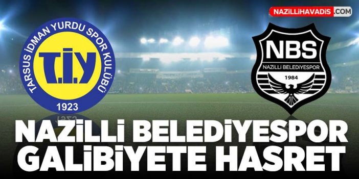 Nazilli Belediyespor 8 maçtır galibiyeti unuttu