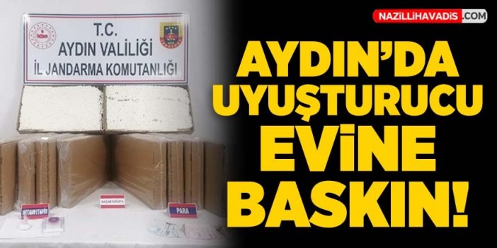 Aydın'da uyuşturucu evine baskın