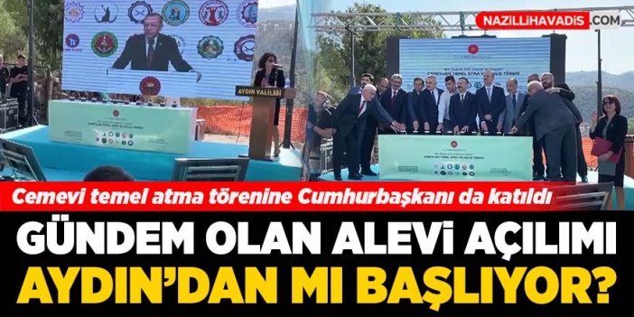 Alevi açılımının temeli Aydın'da atıldı