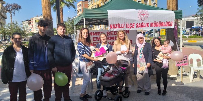 Nazilli'de 'anne sütü' farkındalık etkinliği