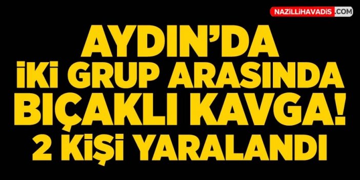 Aydın'da iki grubun bıçaklı kavgasında 2 kişi yaralandı