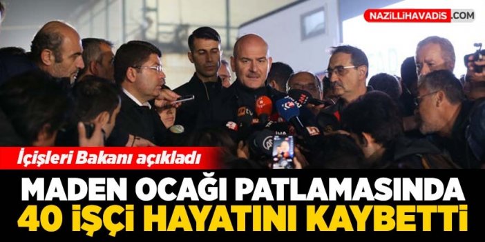 Son Dakika! Maden ocağı patlamasında 40 işçi hayatını kaybetti