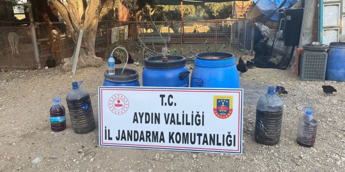 Aydın'da 405 litre kaçak şarap ele geçirildi