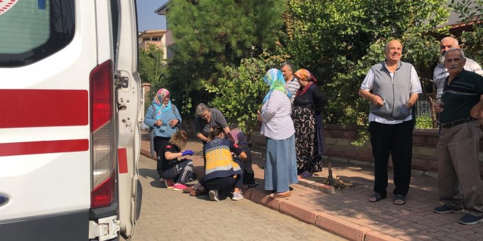 Nazilli’de yangın: Yaşlı kadının korku dolu anları!