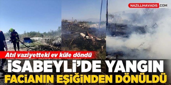 İsabeyli'de çiftlik yangınında facianın eşiğinden dönüldü