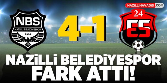 Nazilli Belediyespor evinde fark attı