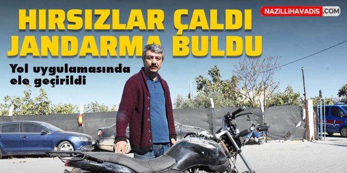 Çalınan motosikleti jandarma ekipleri buldu