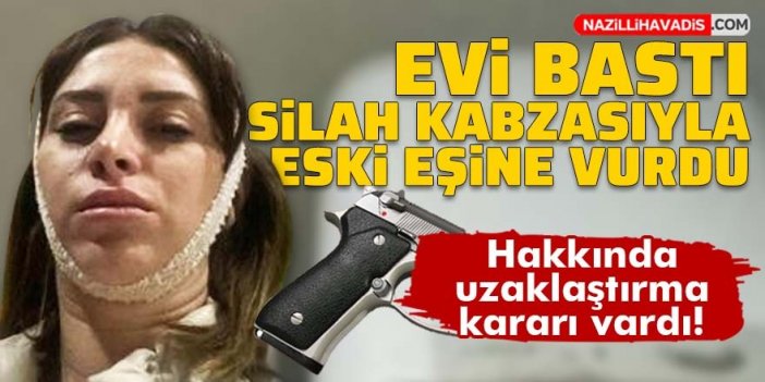 Evi basan eski koca karısını darp etti!