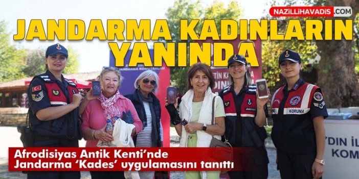 Afrodisiyas Antik Kenti’nde Jandarma ‘Kades’ uygulamasını tanıttı