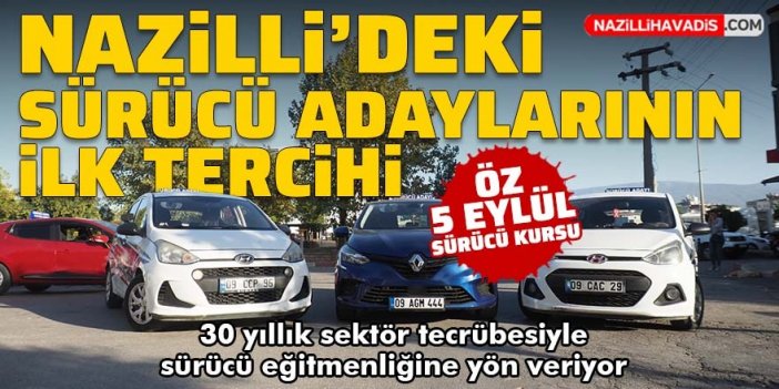 Nazilli'de sürücü adayı olmak isteyenlerin uğrak noktası