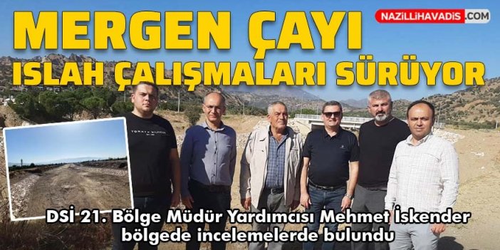 Mergen Çayı’nda ıslah çalışmaları sürüyor