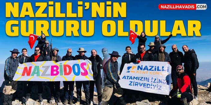 Nazilli'nin gururu oldular