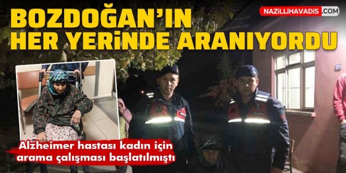 Bozdoğan’da jandarma her yerde onu arıyordu