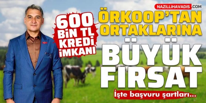 ÖRKOOP'tan ortaklarına 600 bin liralık kredi imkanı