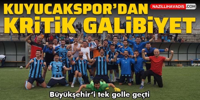 Kuyucakspor, Aydın Büyükşehir Belediyespor’u tek golle geçti