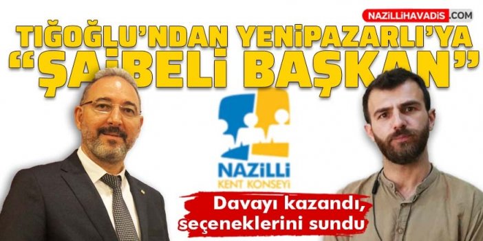 Tığoğlu'ndan Yenipazarlı'ya: "Şaibeli başkan"