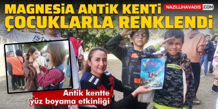 Antik kentte çocuklara unutulmaz bir gün yaşattılar