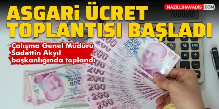 Asgari Ücret Tespit Komisyonu'nun ilk toplantısı başladı