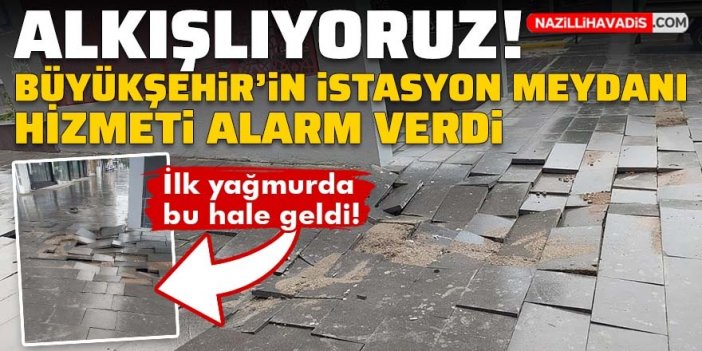 Nazilli'de büyükşehir yine sınıfta kaldı