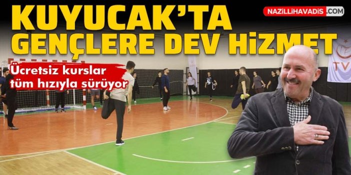 Kuyucak Belediyesi'nden gençlere dev hizmet