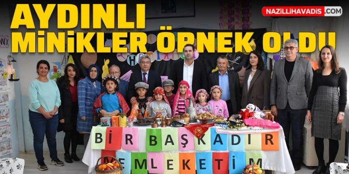 Aydınlı minikler Türk Malları Haftası'nı kutladı