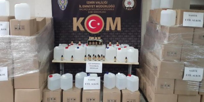 Yılbaşı öncesi operasyon: 12 bin litre sahte alkol ele geçirildi